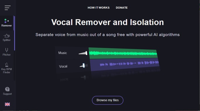 vocal remover website